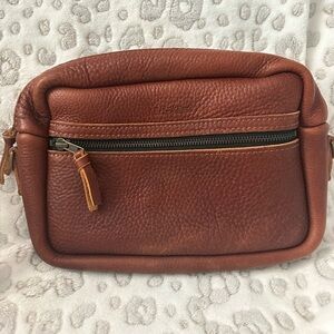 Go Forth Goods Sarah bag in Saddle (NO STRAP)